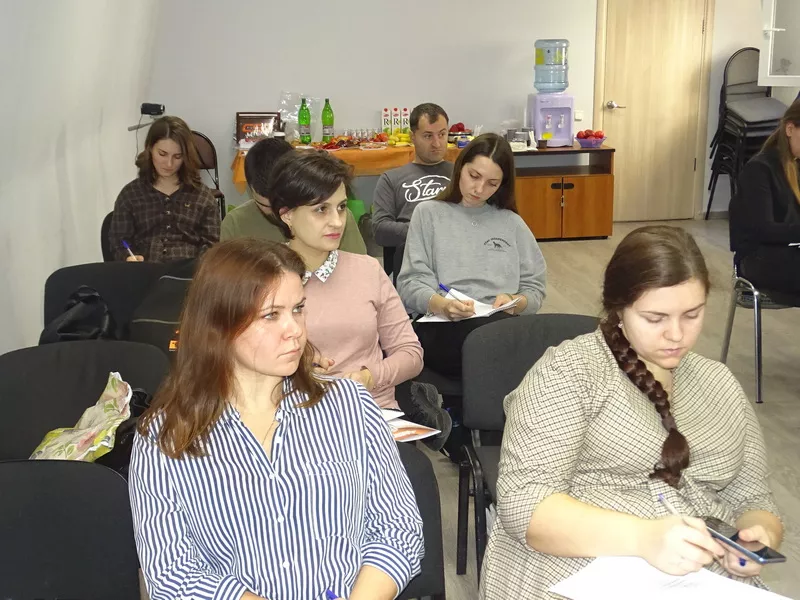 Участники занятия по лазерной стоматологии